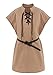 Runcati Boys Kids Renaissance Pirate T Shirts Viking Medieval Sleeveless Lace Up Costume Scottish Cotton Tank Tops - Image 3