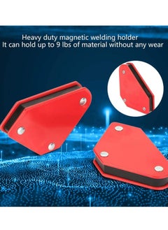 Y&D Strong Hand Tools - Triangle Welding Positioner 4pcs 9LB Angle Soldering Locator Magnetic Magnet Corner Arrows Welder Holder Tool, 5° 90° 135°Angle for Welding,  - Image 2