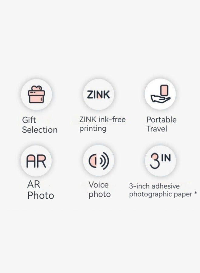 New N1 photo printer three-inch small portable smart high-definition wireless photo printer