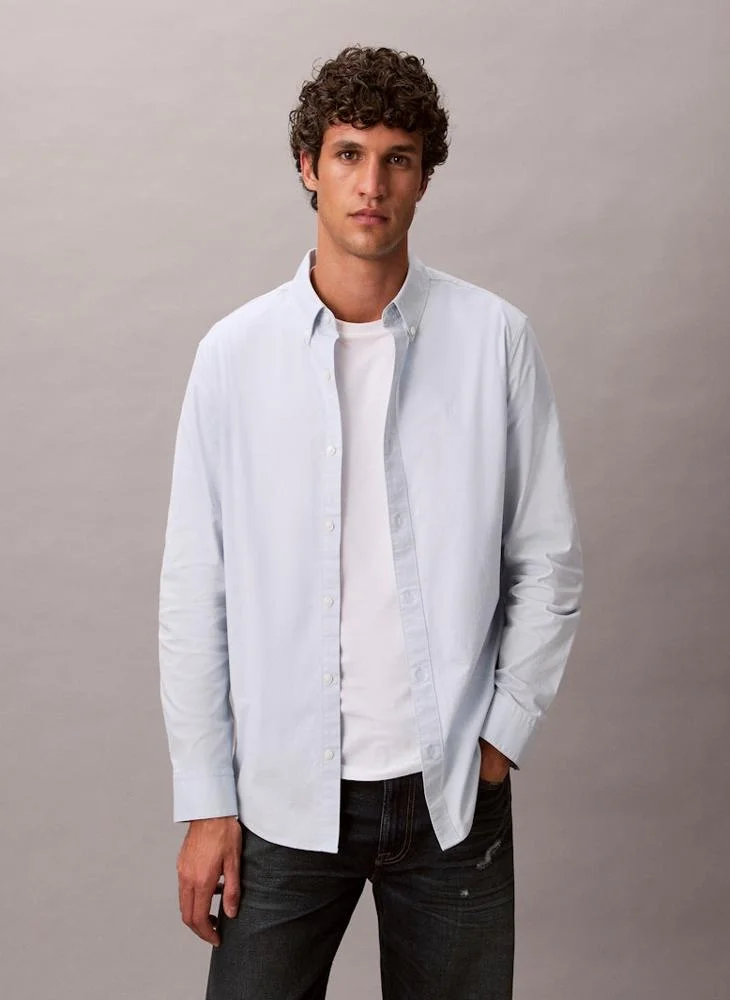 كالفن كلاين جينز Solid Classic Oxford Button-Down Shirt