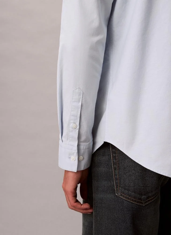 كالفن كلاين جينز قميص كلاسيكي بأزرار من أكسفورد