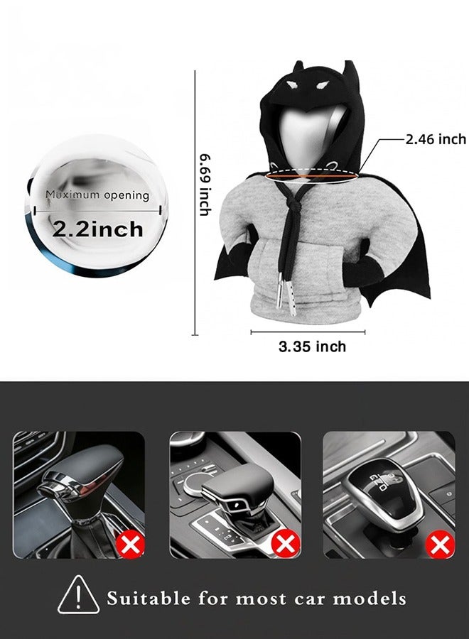 Generic Gear hoodie, A stylish gear stick cover for the transmission and a black color that adds more luxury to your car- Bat  - Image 2