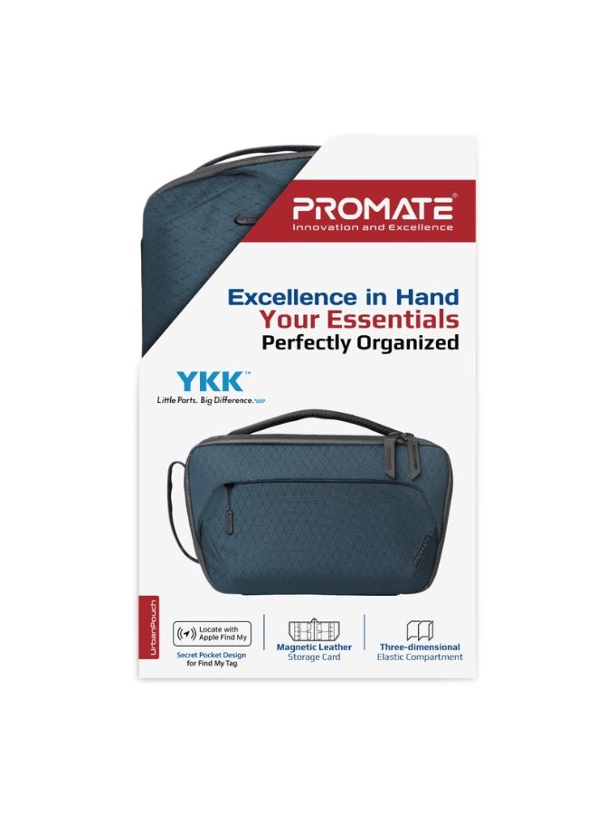 Promate Versatile Tech Essential Organizer Pouch Bag with Multiple Pockets