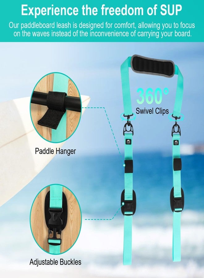 YVLEEN Paddle Board Carrying Strap, Waterproof SUP & Kayak Shoulder Strap, Universal Fit for Paddle Board Accessories - Image 5