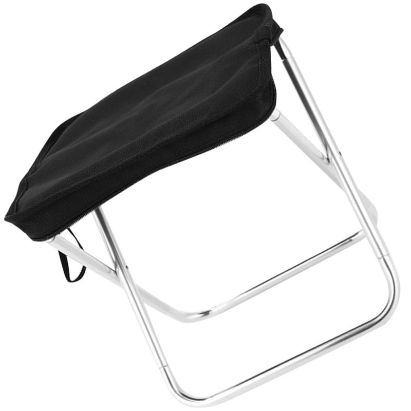 Portable Folding Camping Stool With Carry Bag Lightweight Outdoor Travel Seat - Image 2