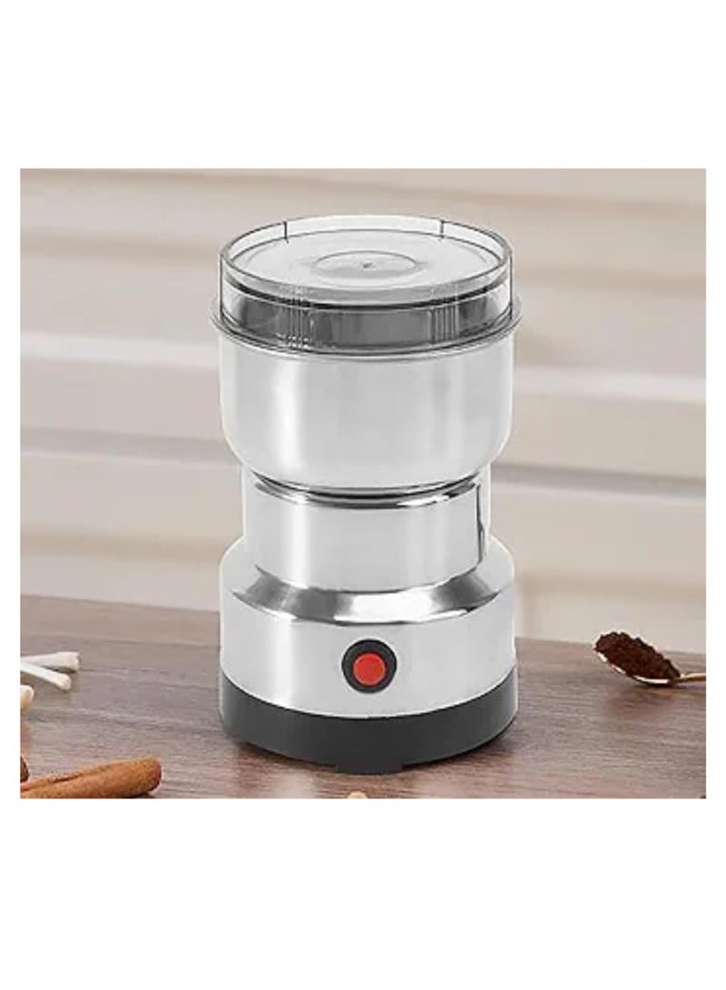 زيروسبيس مطاحن الحبوب، آلة طحن للتوابل المطبخية مطحنة توابل عالية السرعة من الفولاذ المقاوم للصدأ لطحن الحبوب والجذور والدقيق والتوابل والأعلاف (اللون: أربع أوراق) - Image 5