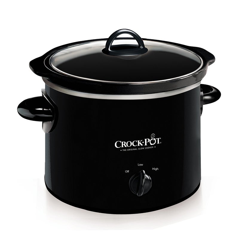 Crock-Pot كروك-بوت 2-كيو تي، طباخ بطيء يدوي دائري أسود - Image 2