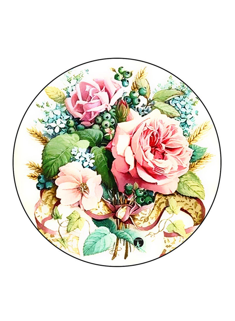 RKN Flowers Printed Mouse Pad  Multicolour