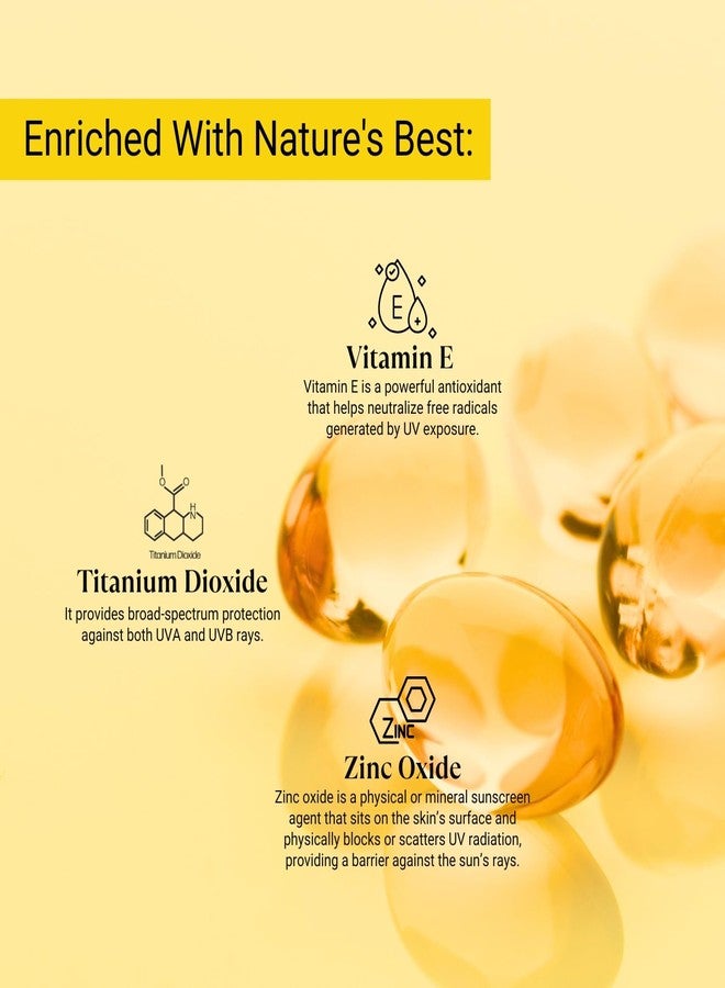 Lashika Mineral Sunscreen SPF 40 with Zinc Oxide & Titanium Dioxide - Broad Spectrum UVA UVB Protection with Aloe Vera, Vitamin E & Shea Butter - 70gm - Image 4