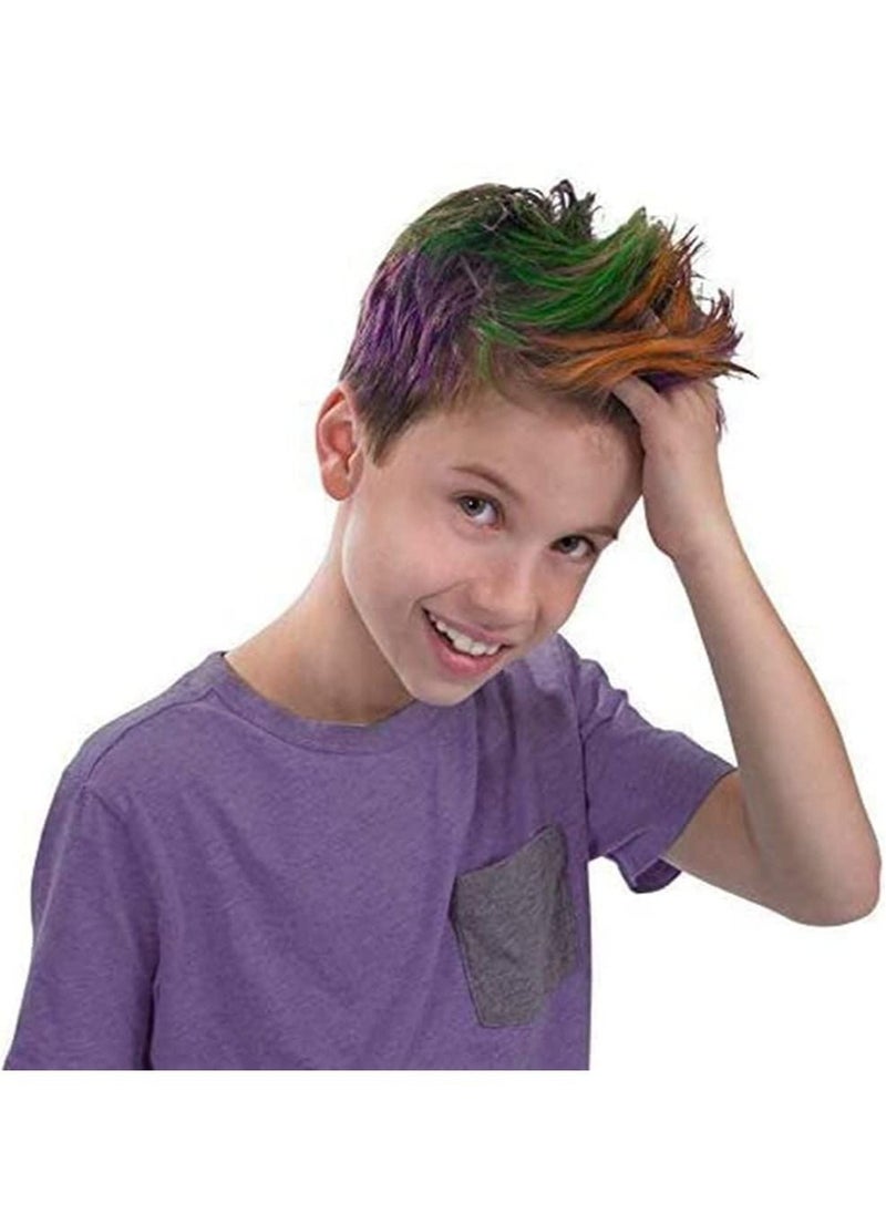 Excefore - Coloring Chalk Pens Set Temporary Hair Chalk Pens for Girls Non-Toxic Instant Hair Coloring Chalk Pens for Cosplay Party - Image 1