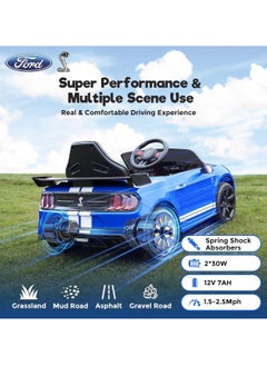 Ford Mustang Ford Mustang Shelby 12V7AH Blue  - Image 4
