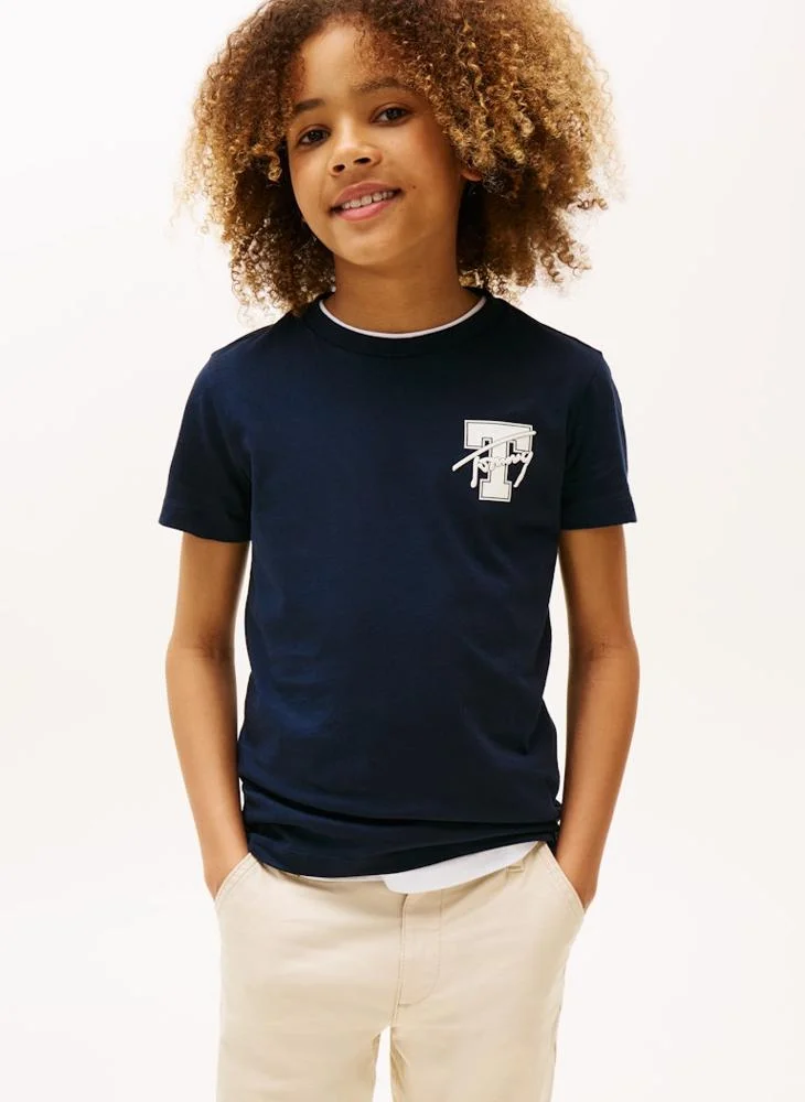 تومي هيلفيغر Kids Varsity Graphic T-Shirt