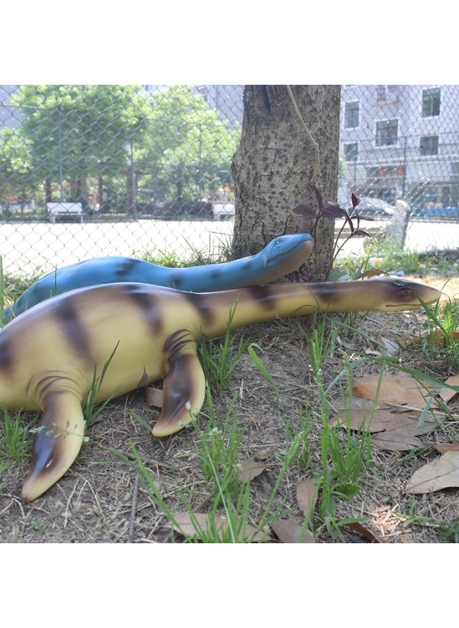 Generic - Super Large Dinosaur Plesiosaur Simulation Model Toy Deep Sea Water Monster Carnivorous Dinosaur Stall Toy Hot Sale-Color:Brown Snake Neck Dragon - Image 1