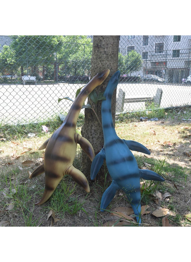 Generic - Super Large Dinosaur Plesiosaur Simulation Model Toy Deep Sea Water Monster Carnivorous Dinosaur Stall Toy Hot Sale-Color:Brown Snake Neck Dragon - Image 1