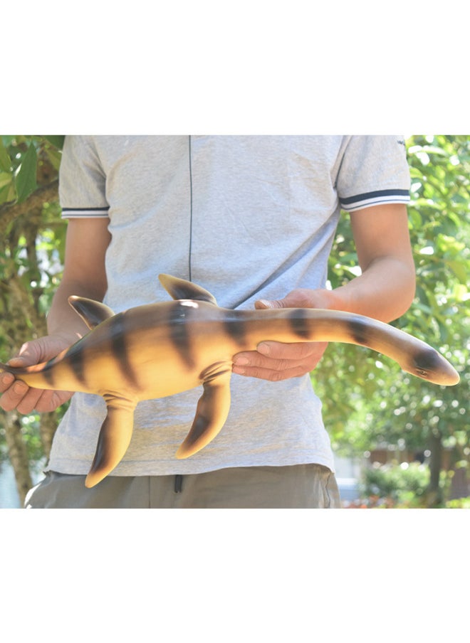 Generic - Super Large Dinosaur Plesiosaur Simulation Model Toy Deep Sea Water Monster Carnivorous Dinosaur Stall Toy Hot Sale-Color:Brown Snake Neck Dragon - Image 1