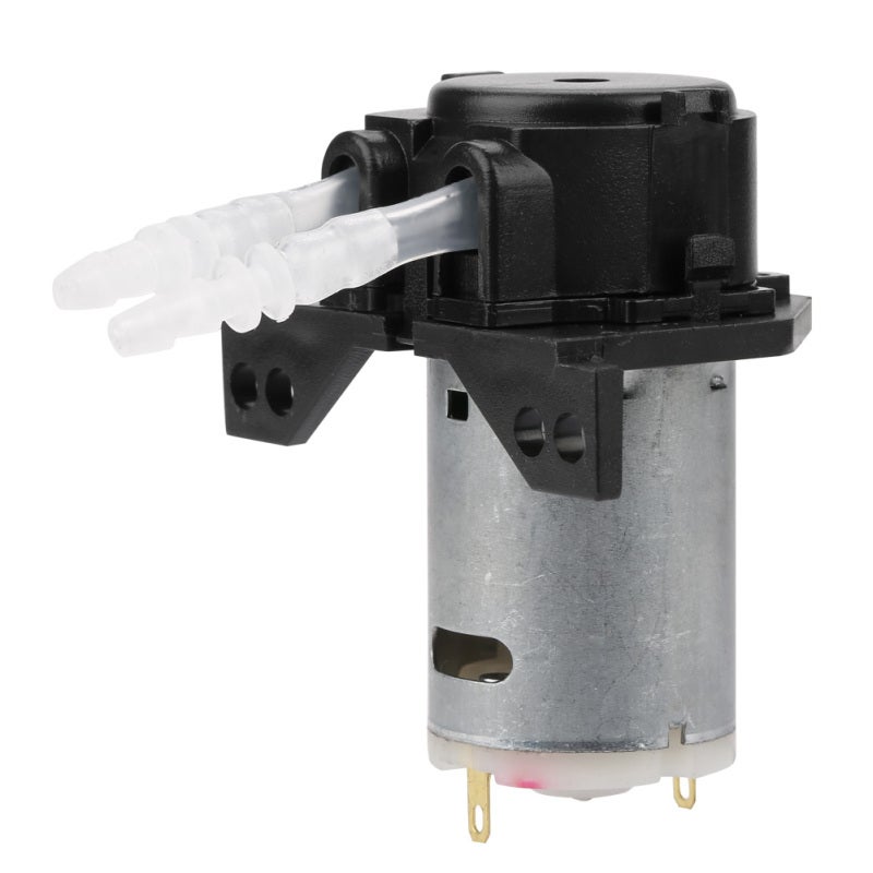 GROTHEN Small Dosing Peristaltic Pump 12V DC 11ml/min Screwless Design Easy Maintenance - Self-Priming CW CCW Flow Control for Biochemical Analysis - Image 1