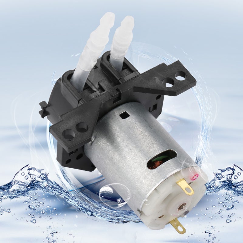 GROTHEN Small Dosing Peristaltic Pump 12V DC 11ml/min Screwless Design Easy Maintenance - Self-Priming CW CCW Flow Control for Biochemical Analysis - Image 3