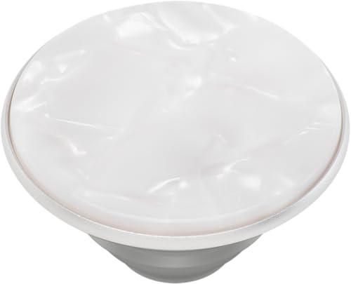 PopSockets Phone Grip with Expanding Kickstand, Adhesive Grip - Acetate Pearl White - Image 4