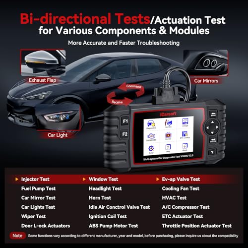 iCarsoft VAWS V3.0 2026 Bidirectional Scan Tool for VW, Audi, Bentley, Bugatti, Seat, MAN LD, Skoda and etc, 40 Special Services Full Systems OBD2 Diagnostic Scanner ECU Coding in-Depth Code Reader - Image 2