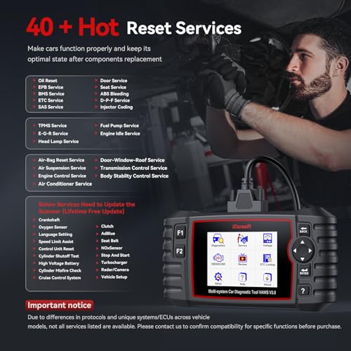 iCarsoft VAWS V3.0 2026 Bidirectional Scan Tool for VW, Audi, Bentley, Bugatti, Seat, MAN LD, Skoda and etc, 40 Special Services Full Systems OBD2 Diagnostic Scanner ECU Coding in-Depth Code Reader - Image 3