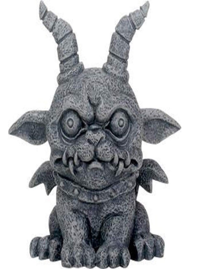 SUMMIT COLLECTION 3.75 Inch Medieval Dark Grey Winged Gothic Gargoyle Guardian Agamon Desk and Shelf Decoration - Image 1