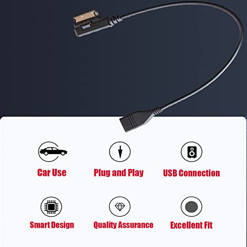 Fydun USB Adapter, USB Music Interface AMI MMI AUX MP3 Cable Adapter for S4 S5 S6 4F0051510G - Image 4