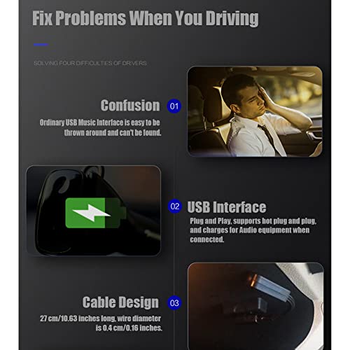 Fydun USB Adapter, USB Music Interface AMI MMI AUX MP3 Cable Adapter for S4 S5 S6 4F0051510G - Image 2