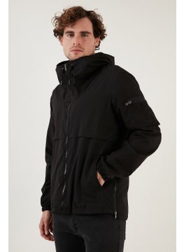 Buratti Hooded Zippered Pocket Coat Men's Coat 571232  - Image 5