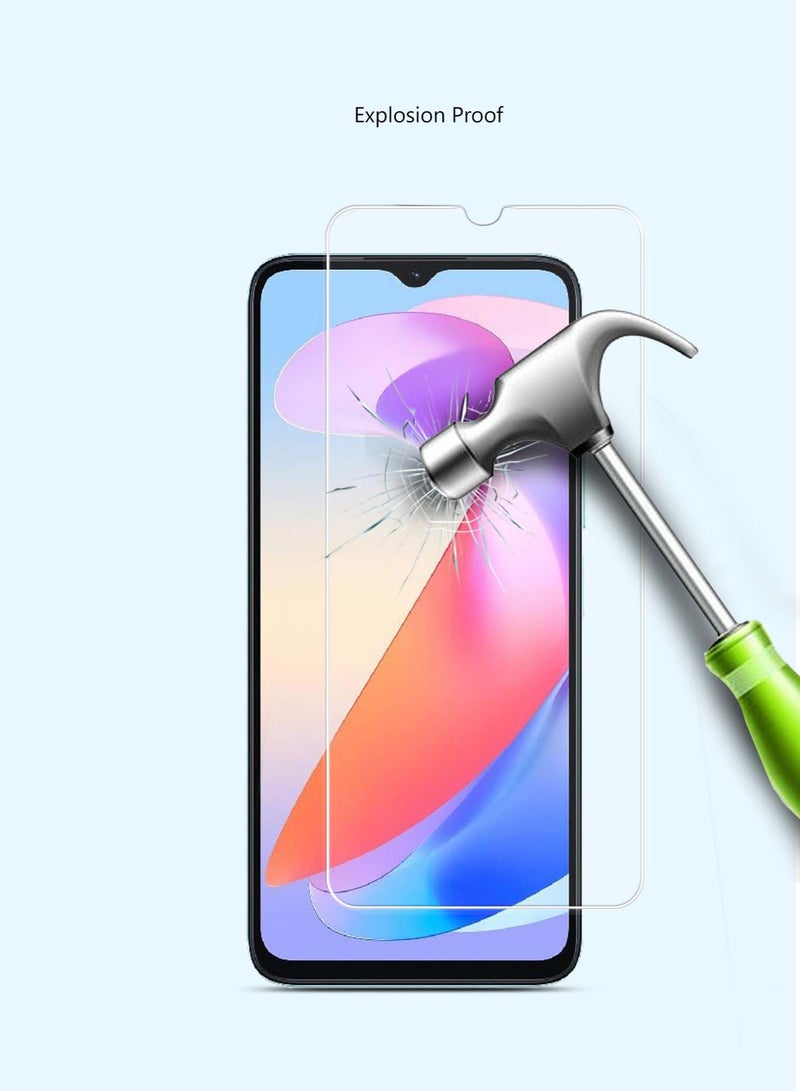 Techie HD Tempered Glass Screen Protector for Honor X6a - Anti Reflection Anti Bubbles 9H Hardness 0.33 mm Rounded Edges Easy Installation - Image 5