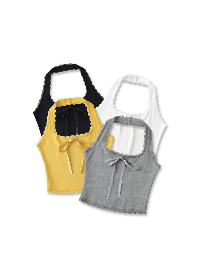 KUYING New Comfortable Skin Friendly Breathable And Slim Fit Vest Set Of 4  - Image 1