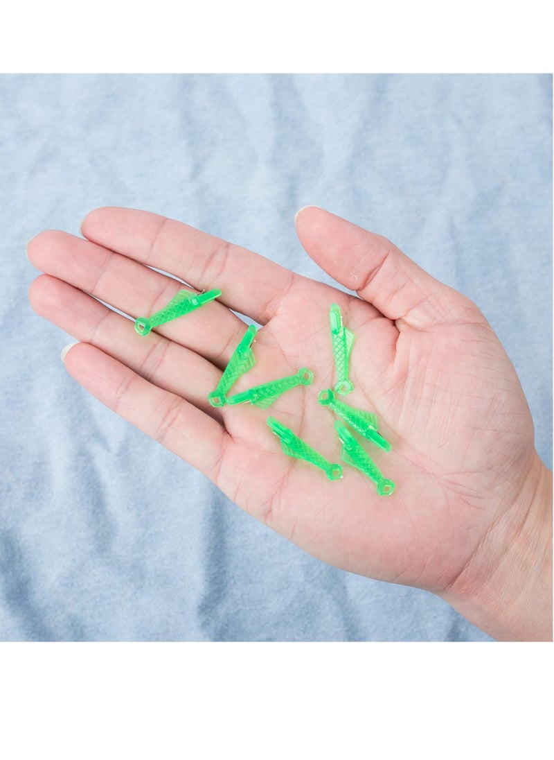 Sewing Needle Inserter, 100pcs Fish Type Machine Automatic Threader, Quick Threader DIY Tool for Small Eyes, Embroidery Floss, Plastic Wire Loop