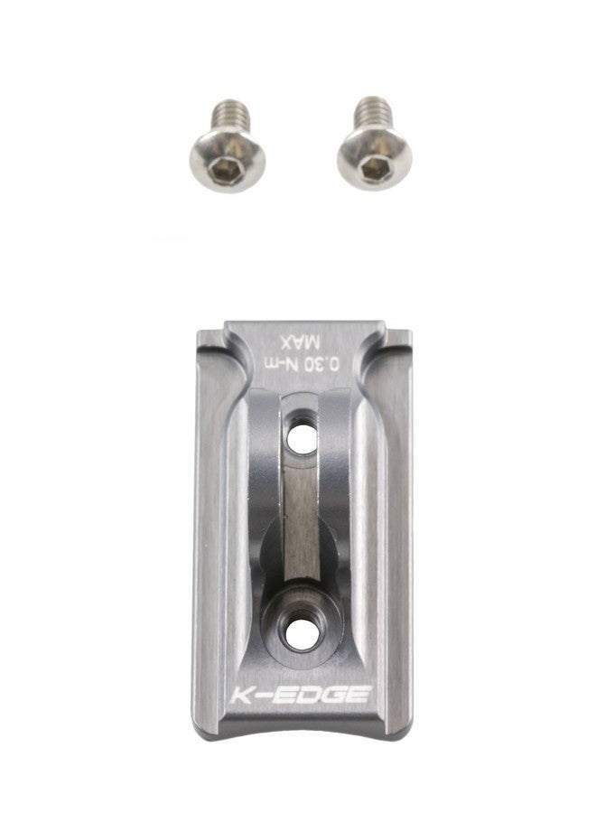 K-Edge Niterider Light Adapter Gunmetal, One Size - Image 1