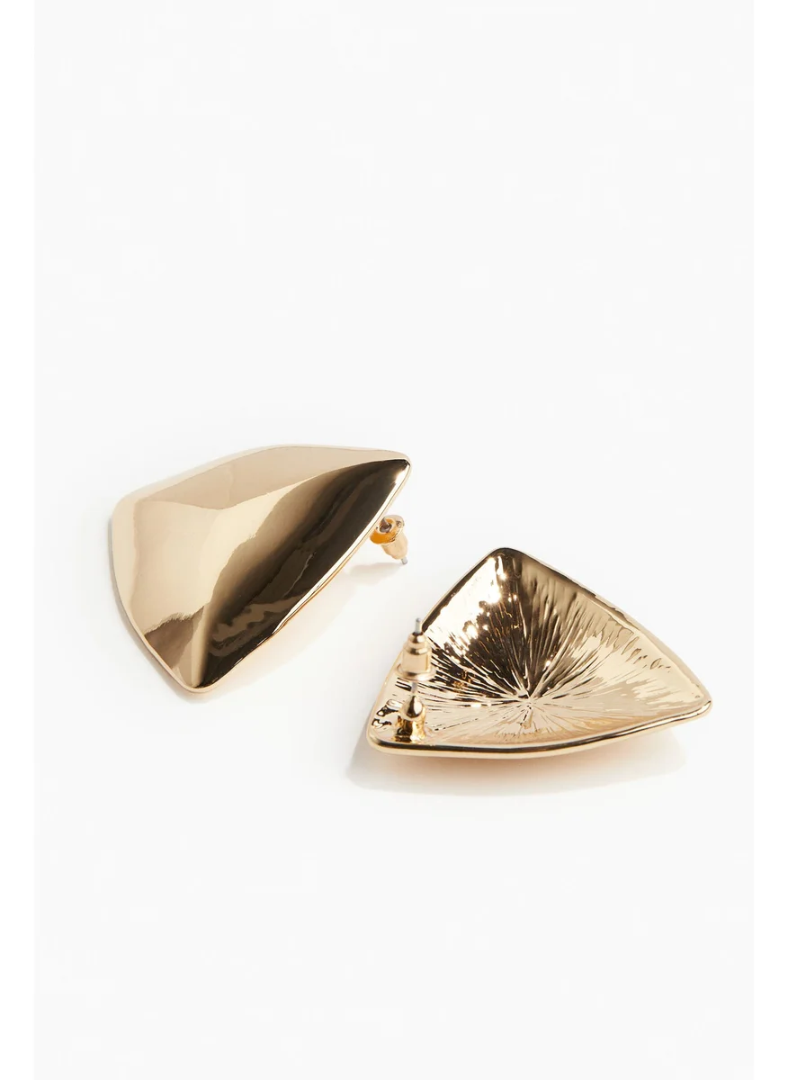 اتش اند ام Triangular Stud Earrings