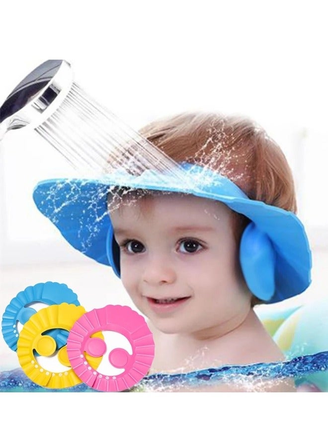 Baby Shower Cap - 1 Piece Soft Adjustable Hat with Sun Visor, Safe Shower Cap, Shampoo Cap, Bathing Cap for Toddlers, Infants and Kids  - Image 2