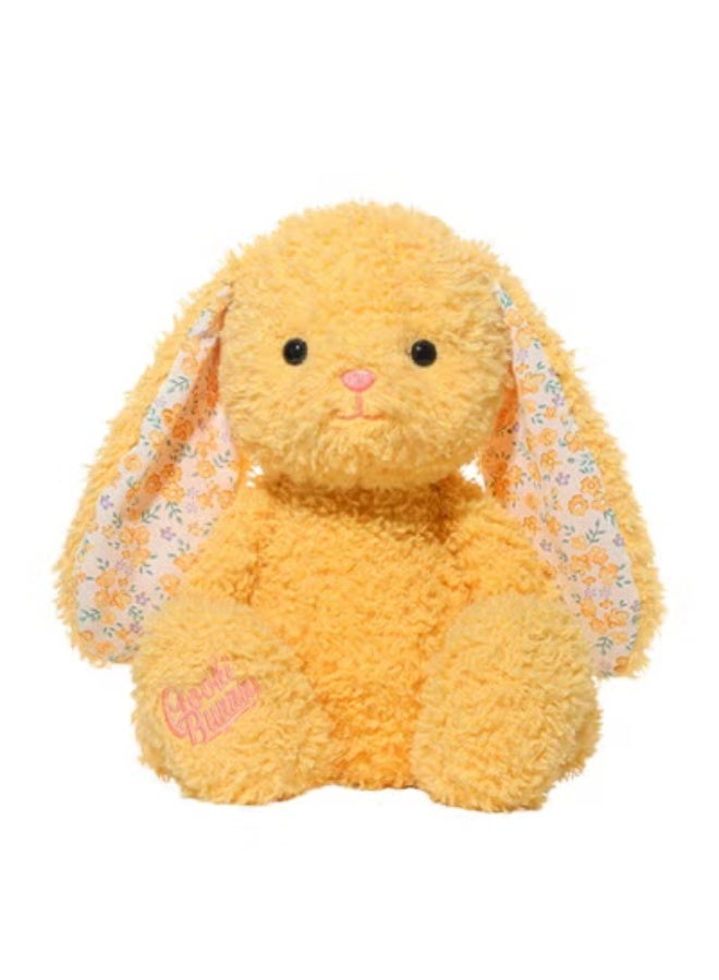 Jooki Lemon Daifuku This yellow plush rabbit was instantly captivating! Its furry ears, cleverly adorned with floral patterns, create the illusion of spring blossoming right beside them. Its gleaming black eyes seem to tell you its story, while its pink nose adds a touch of playfulness and cuteness. Its name, "Lemon Daifuku," simply sounds sweet and full of happiness. Whether you give it as a gift to a friend or keep it in your own room, this fluffy bunny will bring joy and warmth. Come spend quality time with it! - Image 4