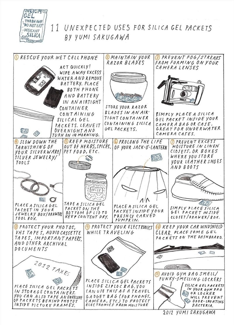 AAKRTI حزم هلام السيليكا الماصة للرطوبة من AAKRTI مع مؤشر للون الأزرق، عبوة 50 جرام × 10 - Image 2