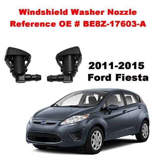 ZHPTAM ZHParty 7C3Z-17603-A Wiper Spray Nozzle for Super Duty 2011-2016, Windshield Washer Nozzle fits for Ford 2008 2009 2010 F250 F350 F450 F550, for Fiesta 2011-2015 - Replaces OEM # BE8Z-17603-A, 2 Pcs - Image 5