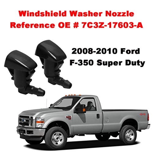 ZHPTAM ZHParty 7C3Z-17603-A Wiper Spray Nozzle for Super Duty 2011-2016, Windshield Washer Nozzle fits for Ford 2008 2009 2010 F250 F350 F450 F550, for Fiesta 2011-2015 - Replaces OEM # BE8Z-17603-A, 2 Pcs - Image 3