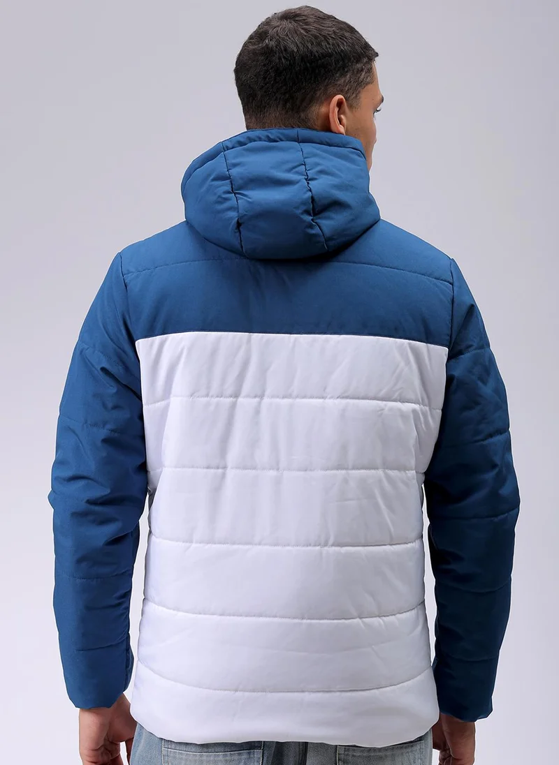 ذا انديان كراج كو Men Slim Fit Solid Bomber Jackets