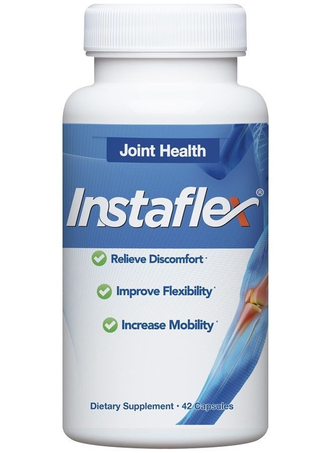 Instaflex Joint Support - Clinically Studied Joint Relief Blend of Glucosamine, MSM, White Willow, Turmeric, Ginger, Cayenne, Hyaluronic Acid - 42 Capsules - Image 2