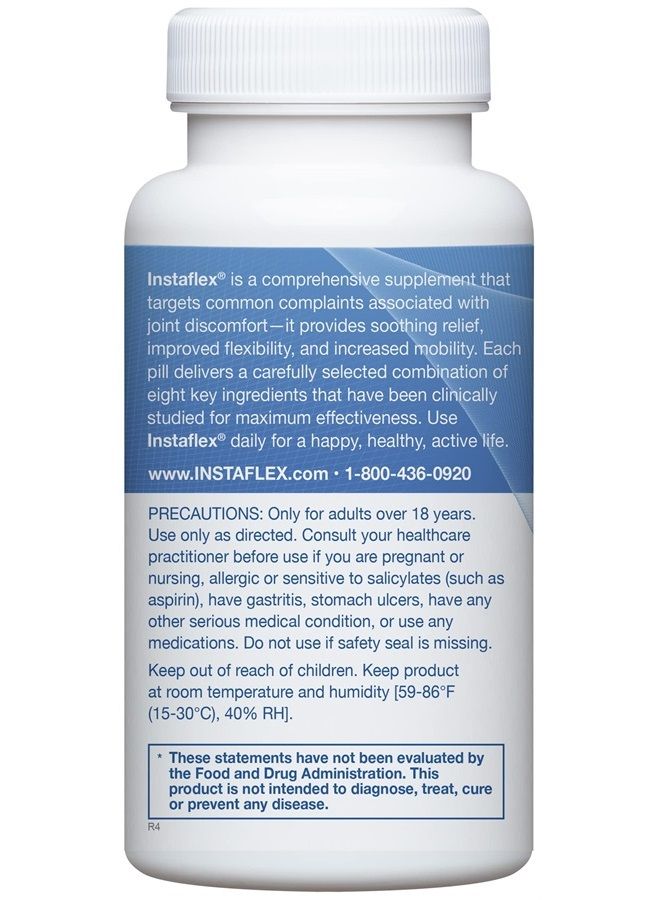 Instaflex Joint Support - Clinically Studied Joint Relief Blend of Glucosamine, MSM, White Willow, Turmeric, Ginger, Cayenne, Hyaluronic Acid - 42 Capsules - Image 4