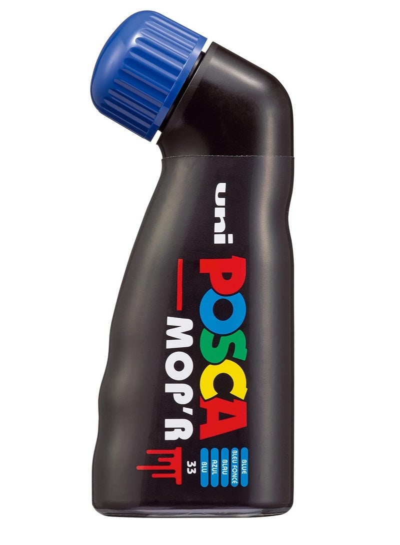 Posca MOP'R PCM-22 قلم طلاء دائم متعدد الأسطح، XXL برأس دائري 3-19 مم، صندوق من 4 قطع أزرق - Image 1