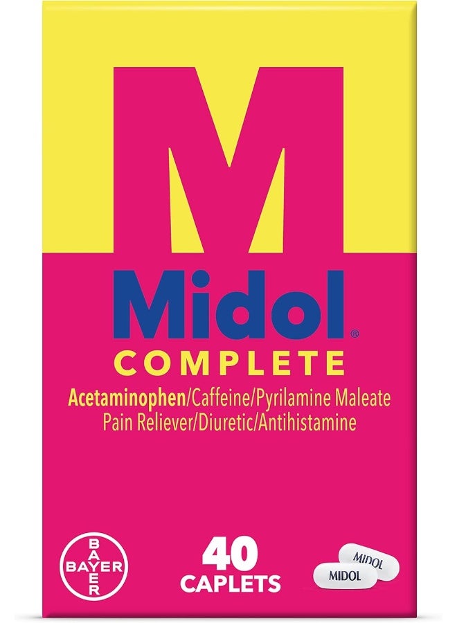Midol Complete Multisymptom Relief Caplets - 40 Count - Image 1