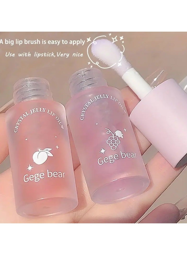 Gege bear GG Water Feeling Jelly Lip Oil - Moisturizing And Hydrating Lip Gloss For Lightening Wrinkles And Non-cracking Valentine's Day Gifts - Image 2
