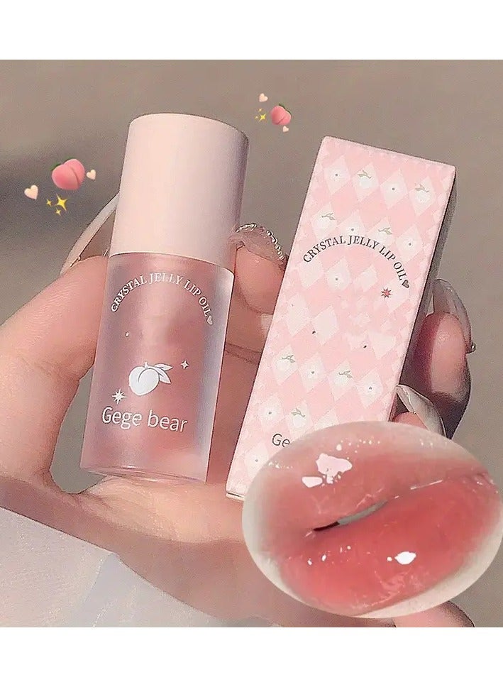 Gege bear GG Water Feeling Jelly Lip Oil - Moisturizing And Hydrating Lip Gloss For Lightening Wrinkles And Non-cracking Valentine's Day Gifts - Image 1