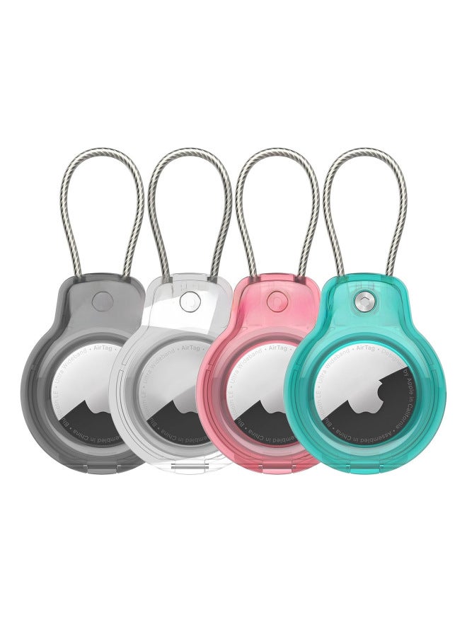 For Apple Airtag Apple Tracker Anti Loss Locator Locator Pc Lanyard Switch Hard Case - Image 3