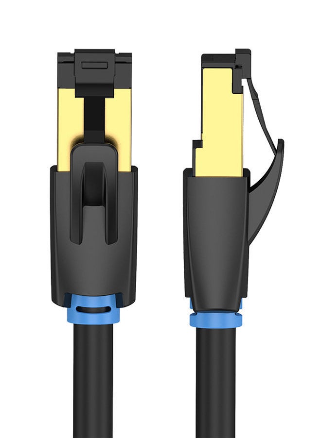 NIBEMINENT CAT8 Fast Transmission Patch Cable With SFTP Shielding LSZH Jacket 1meter Black  - Image 4