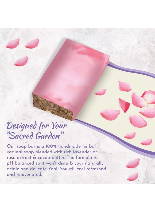 ExSoullent Rose Yoni Soap Bar6 Oz Handmade & Natural Ph Balanced Soap For Women Hydrating Cleanse Without Sulfates Or Parabens (170G) - Image 2