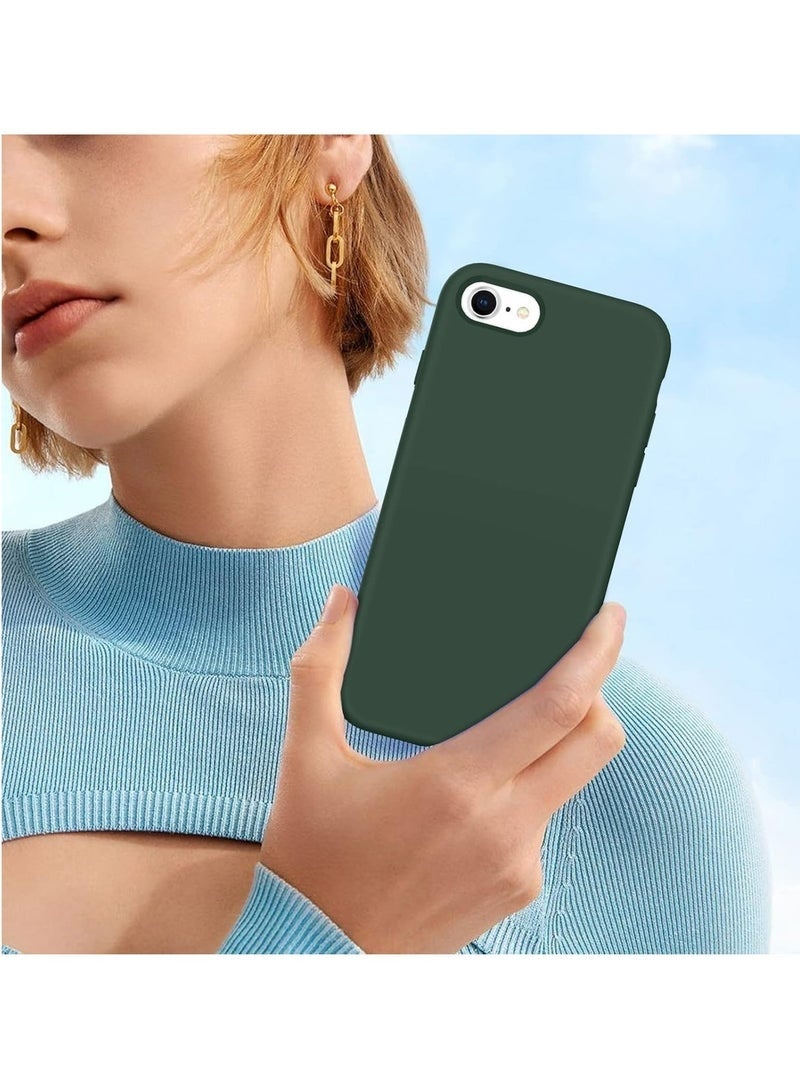 LEDIN Silicone Case for iPhone 7/8 Plus Silky Soft Touch Full Body Protective Phone Case Shockproof Cover with Microfiber Lining - Image 3