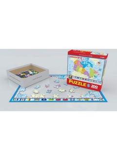 eurographics Map Of Canada Puzzle (200 Piece), Multi  - Image 4